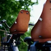 Seggiolino per bambini per biciclette Urban Iki  BIO Front seat Haniwa Brown/Bincho Black