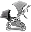 Seggiolino per il secondo bimbo Thule Sleek Sibling seat Aluminum/Gray Melange