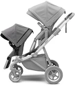 Seggiolino per il secondo bimbo Thule Sleek Sibling seat Aluminum/Gray Melange