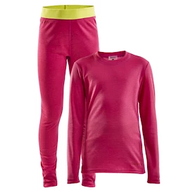 Set termico per bambini Craft Core Warm Baselayer Junior pink