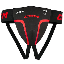 Sospensorio CCM Jock Black/Red Junior