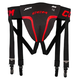 Sospensorio CCM Jock Combo Black/Red Junior