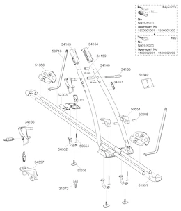 Tappo in plastica Thule  51351