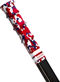 Tappo per bastoni da hockey RocketGrip Hole Camo Grip Blue/Red