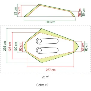 Tenda Coleman  Cobra 2