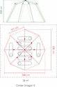 Tenda Coleman  Cortes Octagon 8