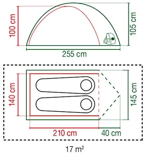 Tenda Coleman  Darwin 2