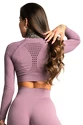 Top donna Gym Glamour  Crop-Top wild rose