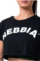 Top donna Nebbia  Fit & Sporty crop top black