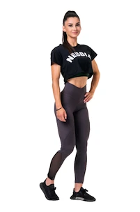 Top donna Nebbia  Fit & Sporty crop top black L