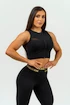 Top donna Nebbia Intense Women's Compression Push-Up Top Mesh 842 Black