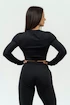 Top donna Nebbia Intense Women's Long Sleeve Crop Top Perform 839 Black