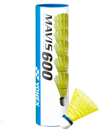 Volani da badminton Yonex Mavis 600 Yellow (6 Pack)